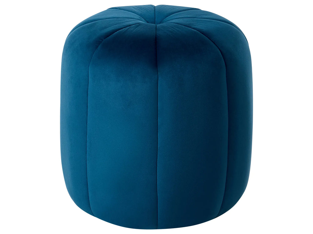 Pouffe SELBY Velvet Blue