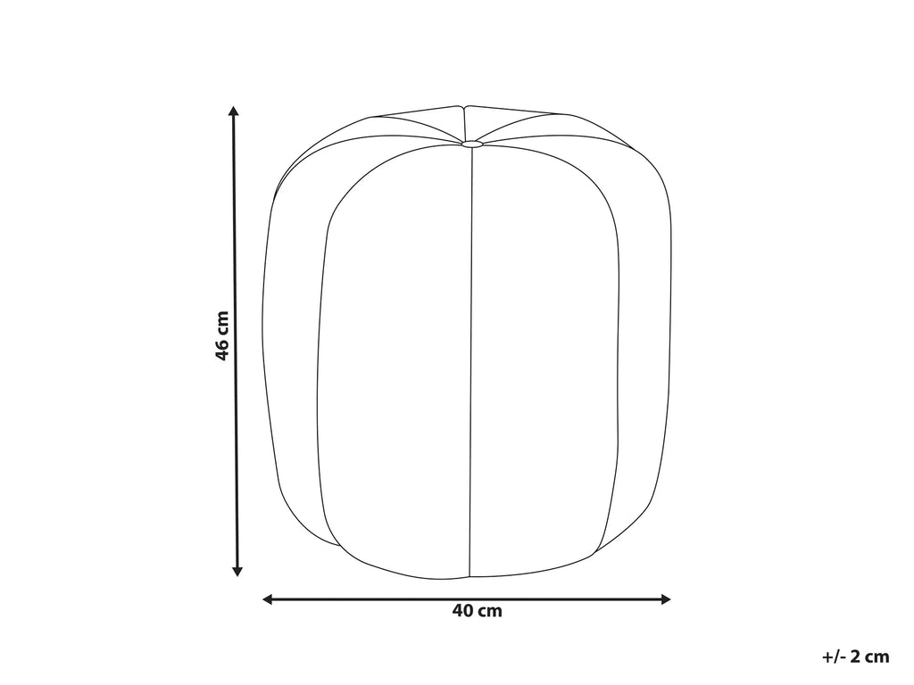 Pouffe SELBY Velvet Blue