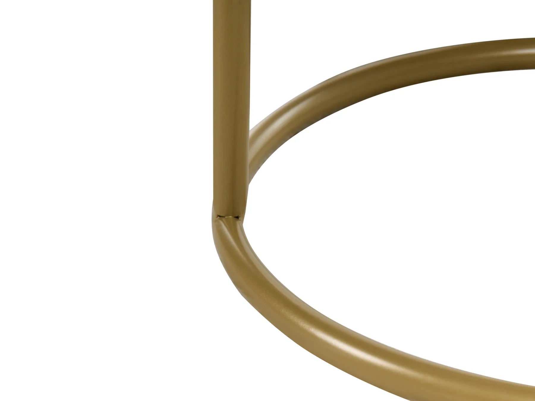 Footstool DELCO Velvet Off-White