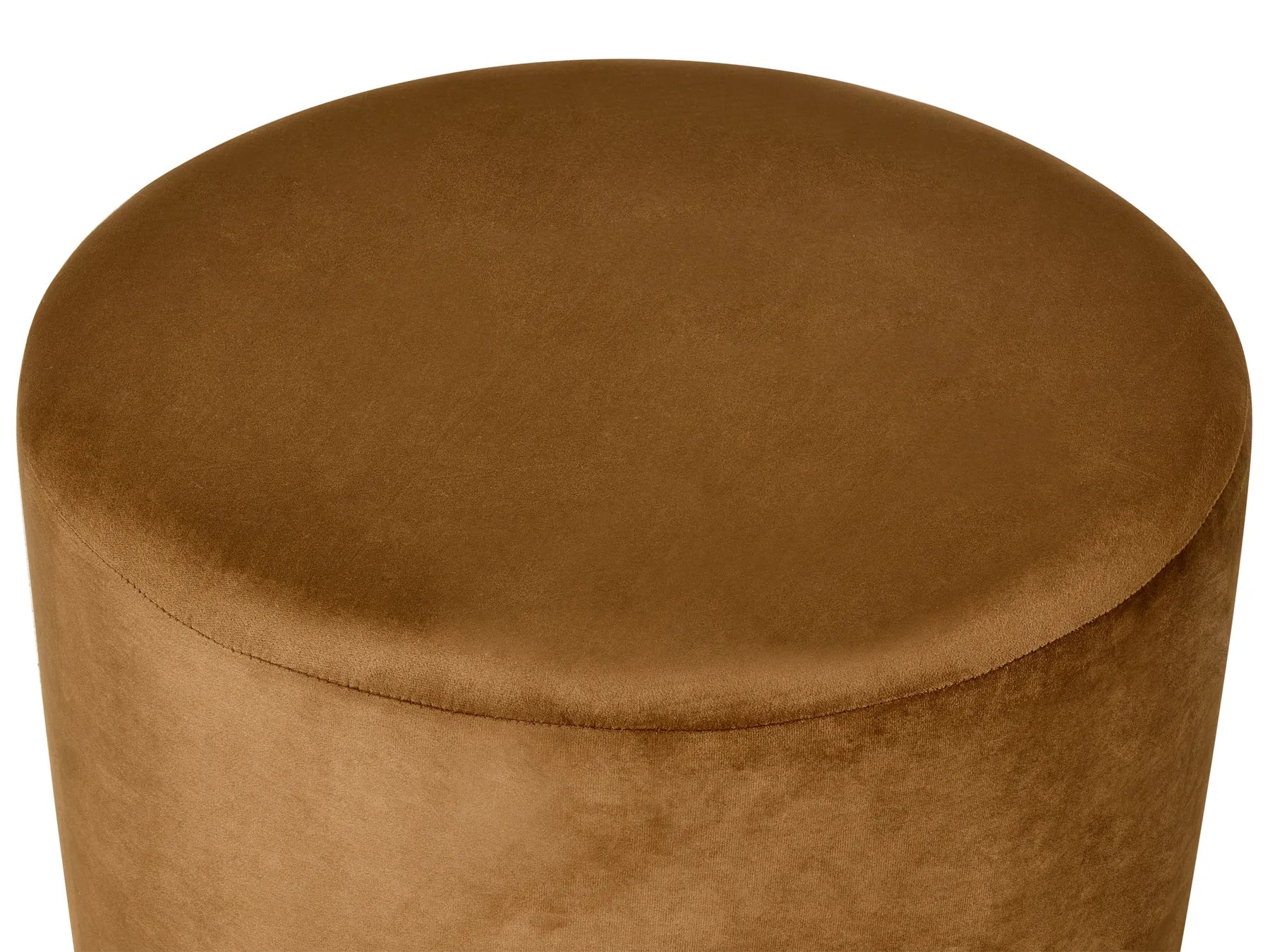 Pouffe MILLEN Velvet Golden Brown