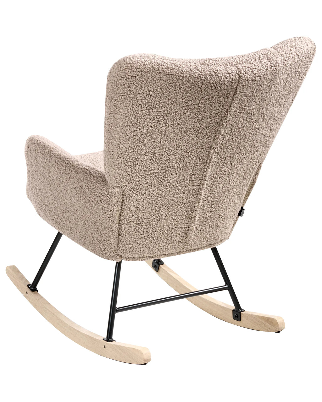 Rocking Chair SANDVE Boucle Taupe