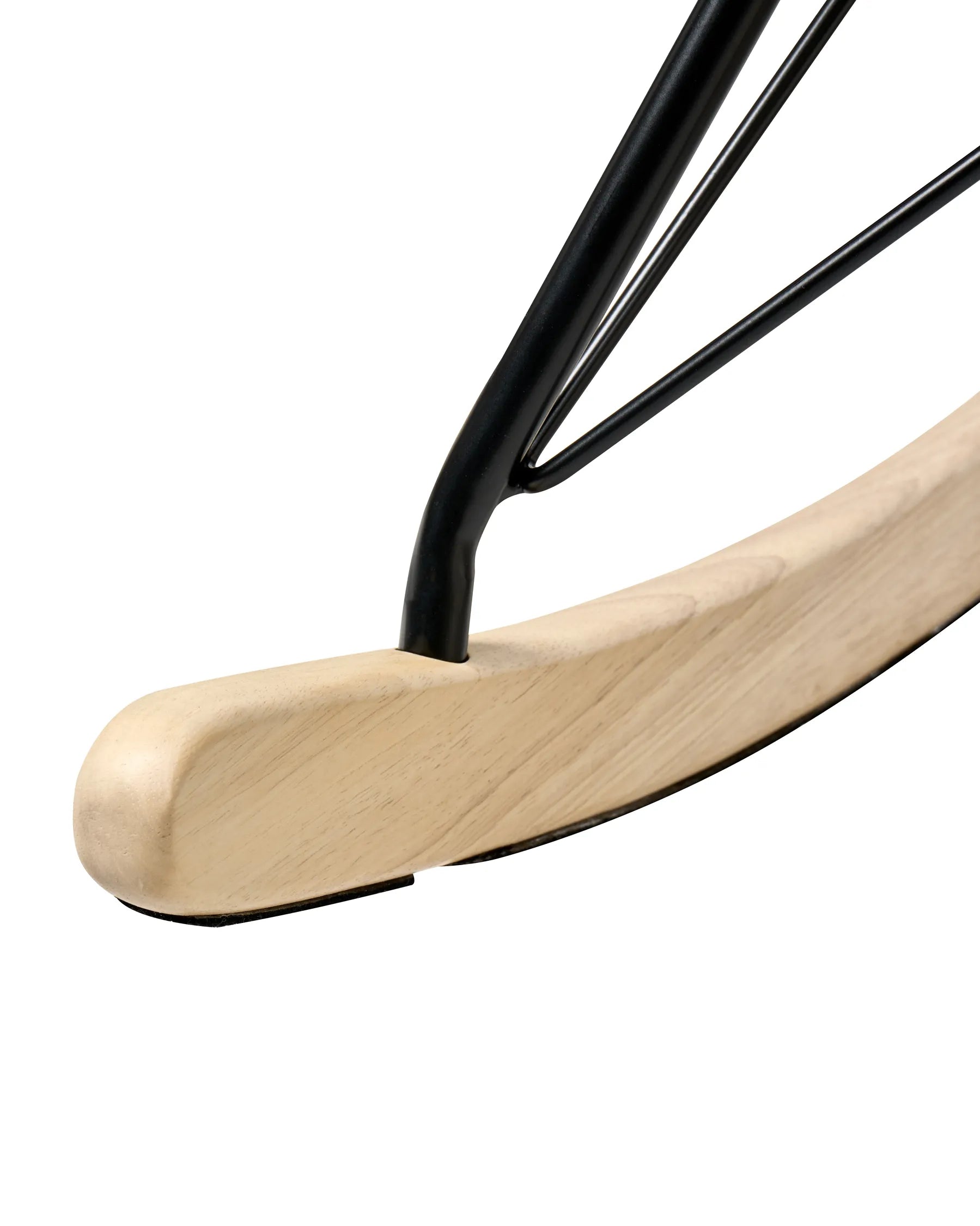 Rocking Chair AKRA Faux Fur Taupe