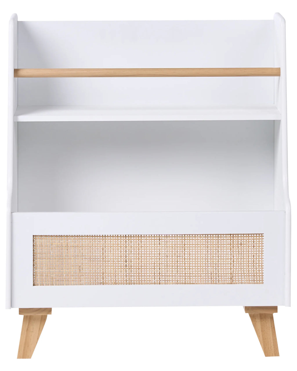 2 Tier Bookcase JACKIT 72 cm White