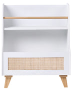 2 Tier Bookcase JACKIT 72 cm White