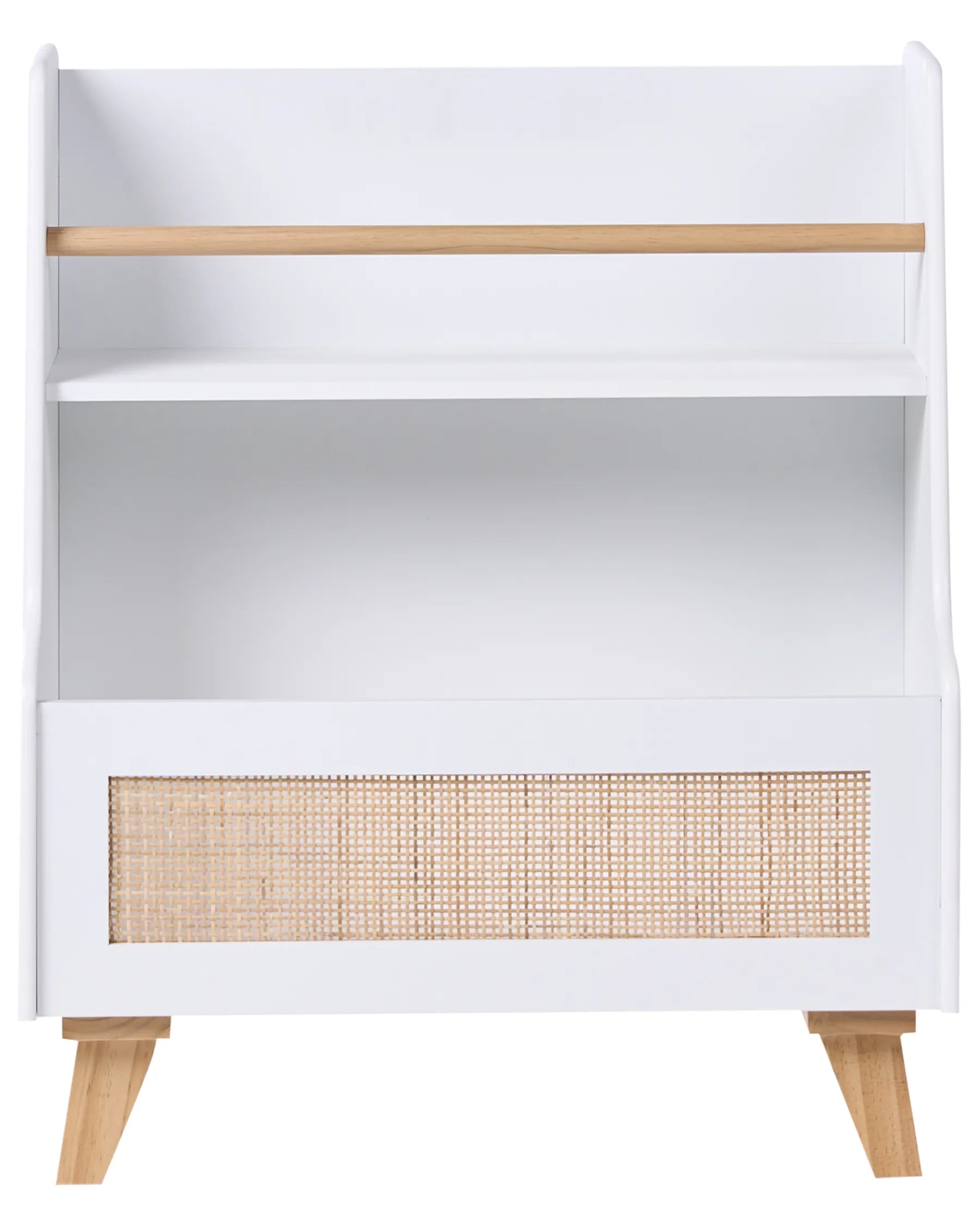 2 Tier Bookcase JACKIT 72 cm White
