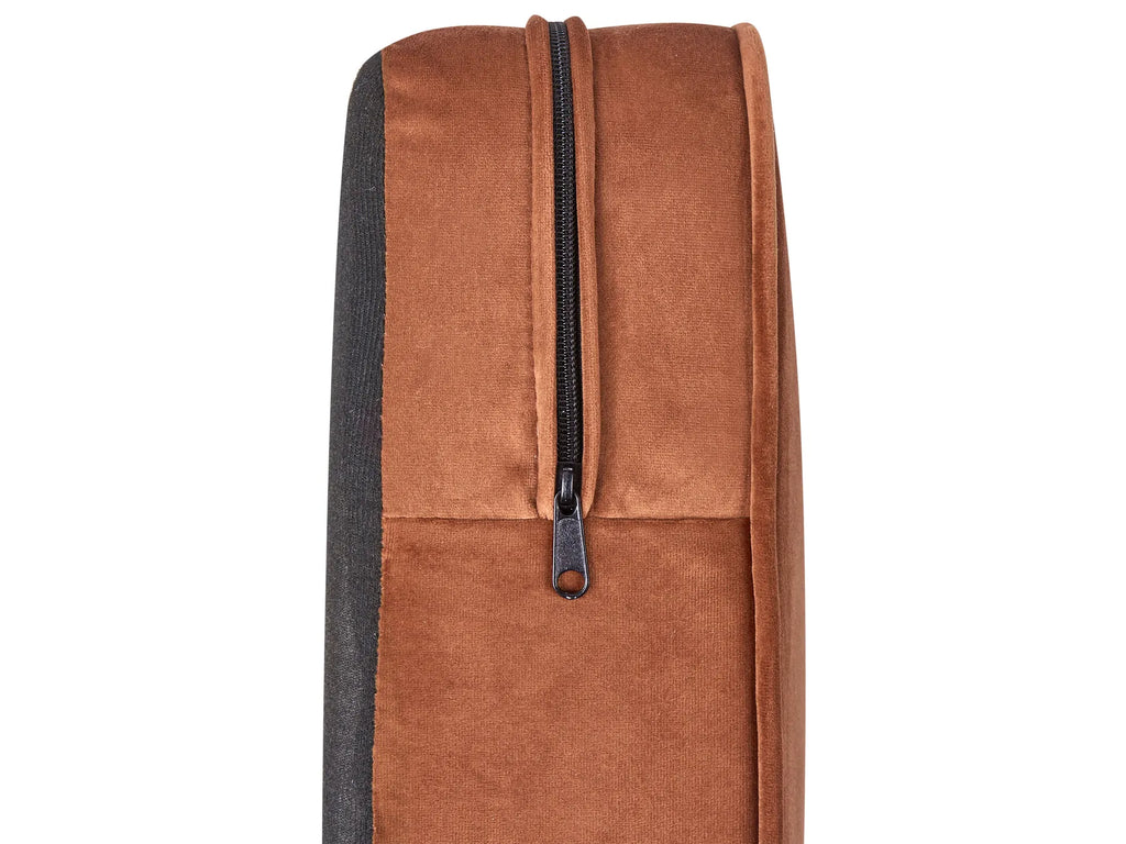 Sofa 3 Seater CHESTERFIELD Velvet Golden Brown