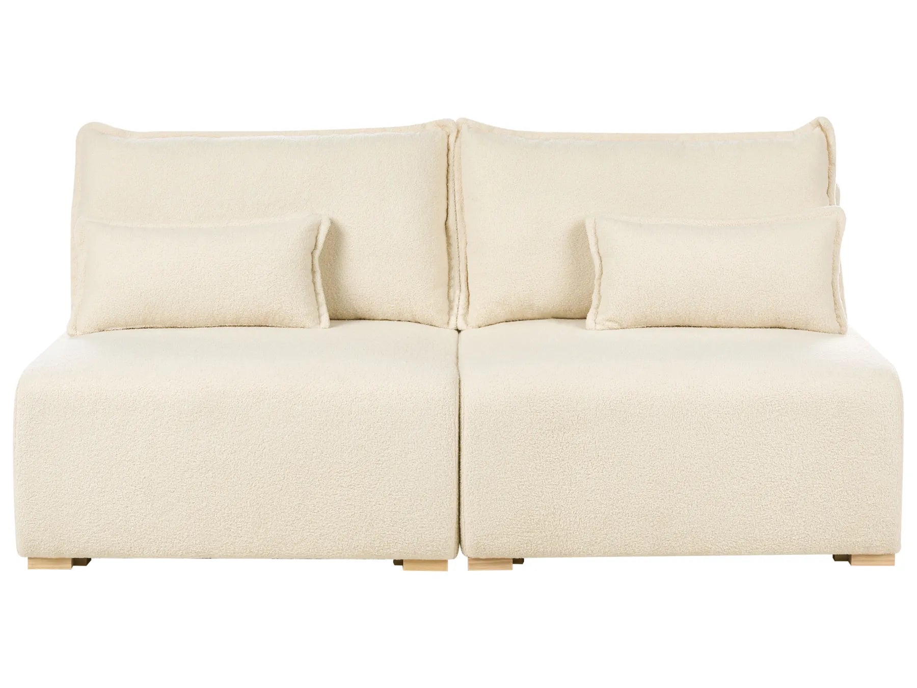Modular Sofa 3 Seater NERBO Boucle Off-White