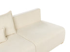 Modular Sofa 3 Seater NERBO Boucle Off-White