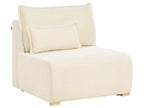 Modular Corner Sofa NERBO Boucle Off-White Right Hand