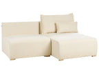 Modular Corner Sofa NERBO Boucle Off-White Left Hand