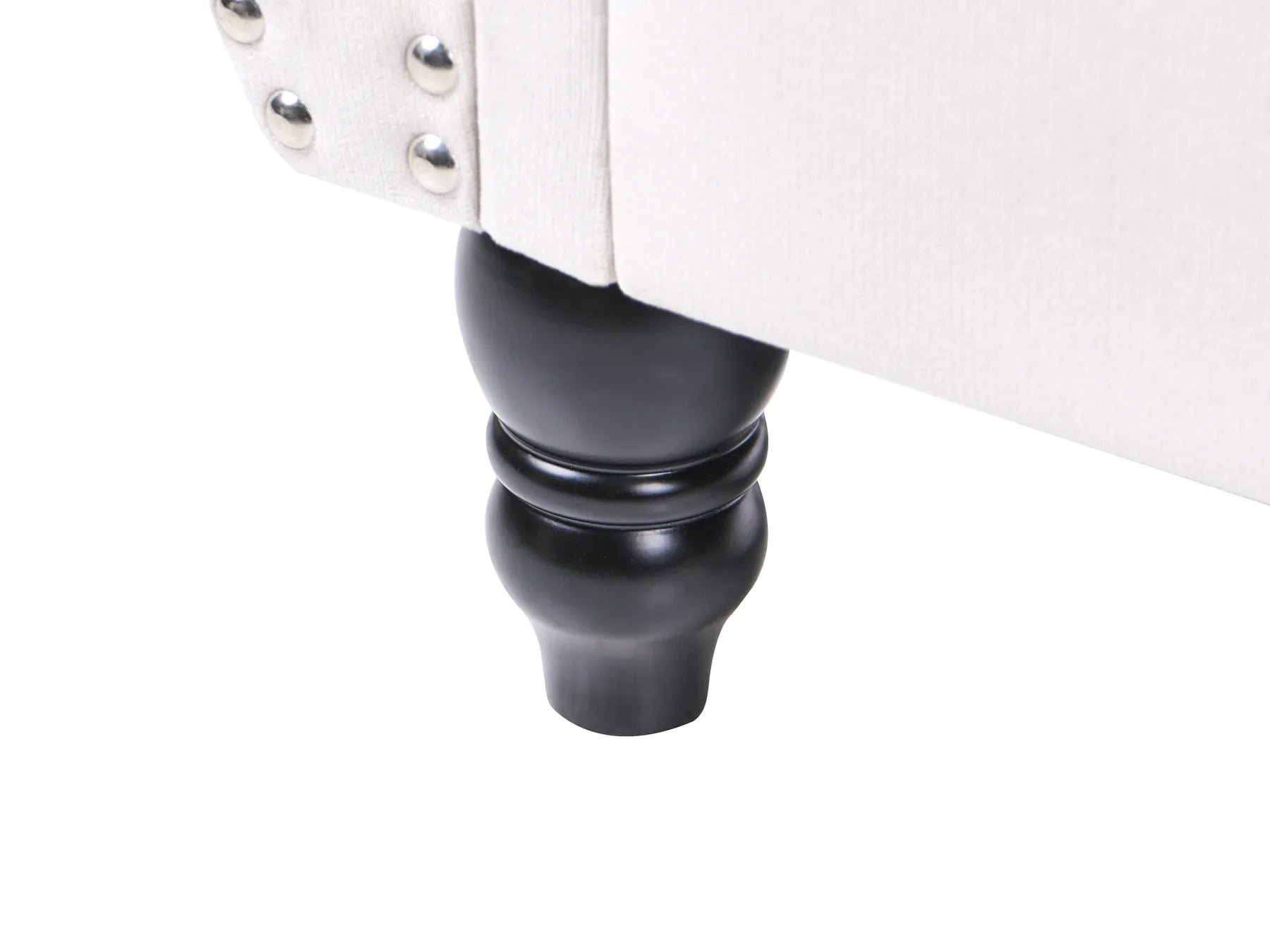 Sofa 2 Seater SKIEN Velvet Light Beige