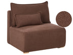 1-Seat Section NERBO Boucle Brown