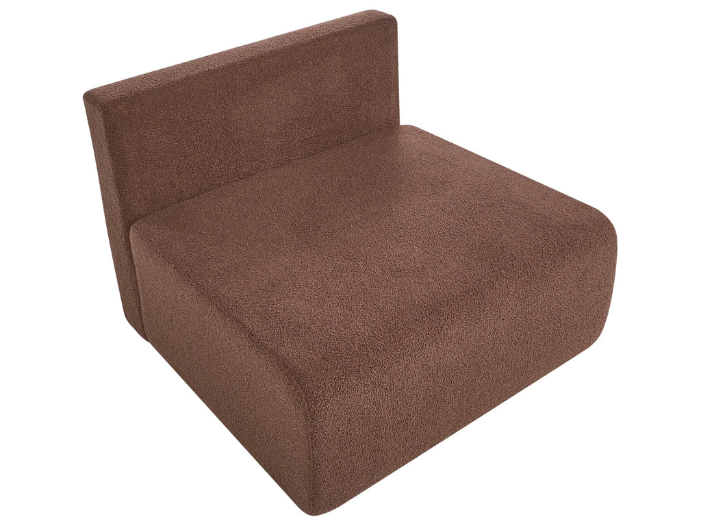 1-Seat Section NERBO Boucle Brown