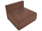 1-Seat Section NERBO Boucle Brown