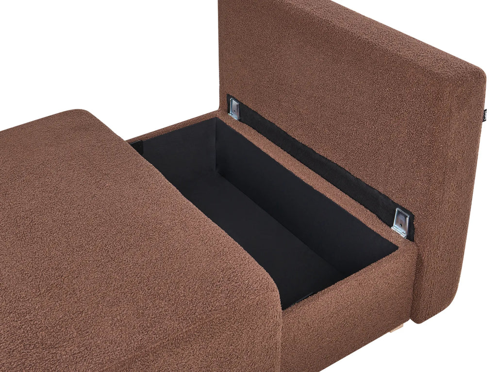 1-Seat Section NERBO Boucle Brown