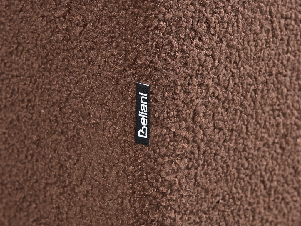 Modular Corner Sofa NERBO Boucle Brown Right Hand