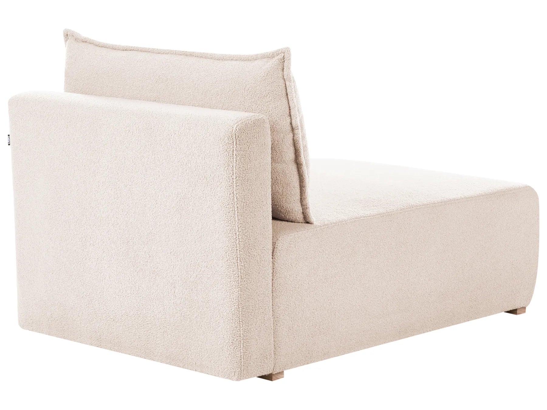 Chaise Longue NERBO Boucle Beige