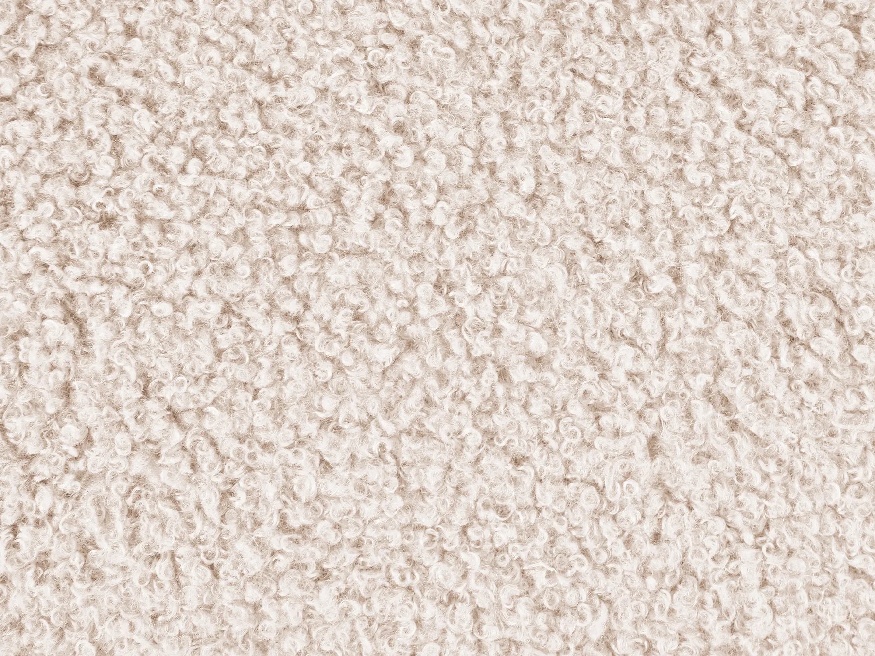 Chaise Longue NERBO Boucle Beige