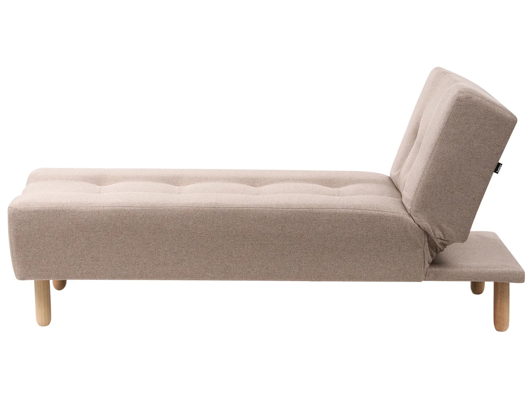 Chaise Longue ALSTEN Fabric Beige