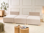 Modular U-Shape Sofa NERBO Boucle Beige