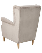 Wingback Chair ABSON Corduroy Beige