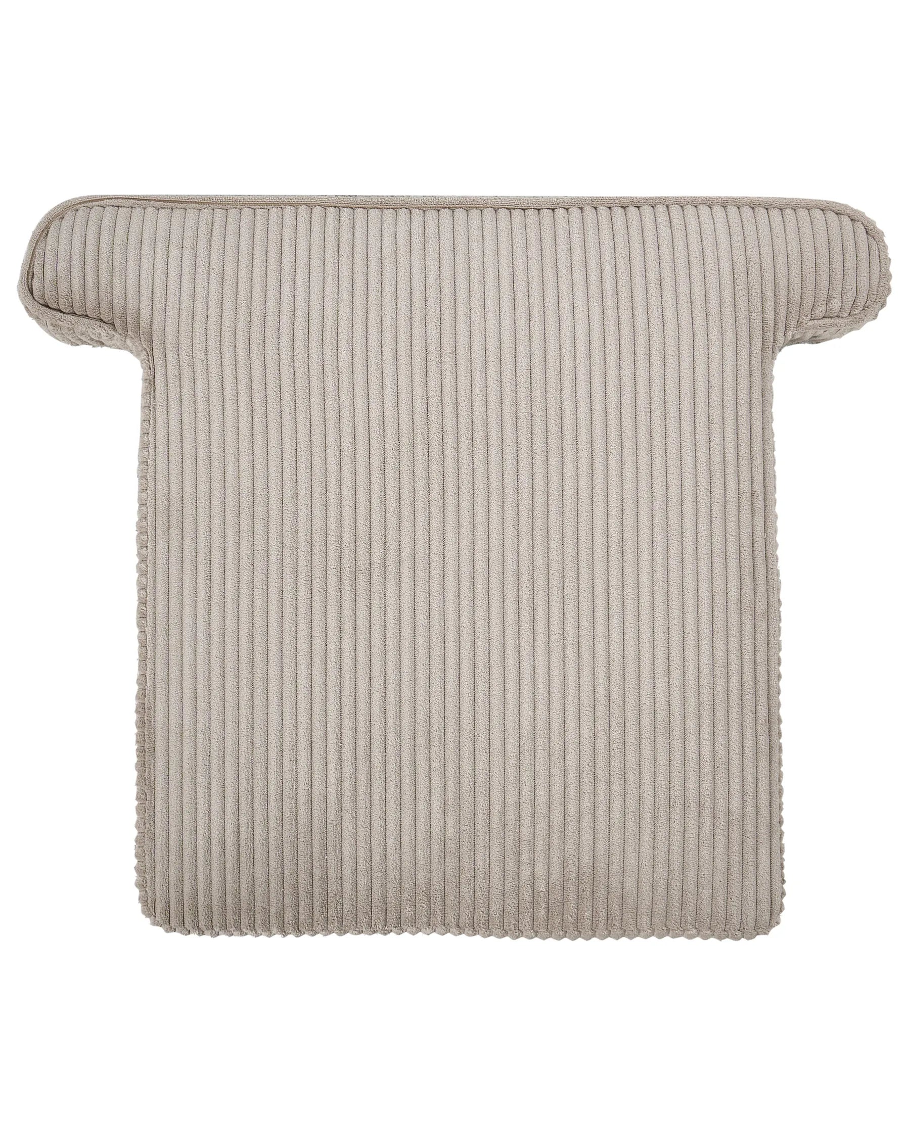 Wingback Chair ABSON Corduroy Beige