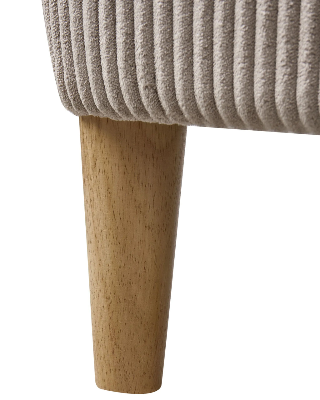 Wingback Chair ABSON Corduroy Beige