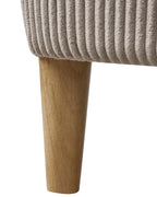 Wingback Chair ABSON Corduroy Beige