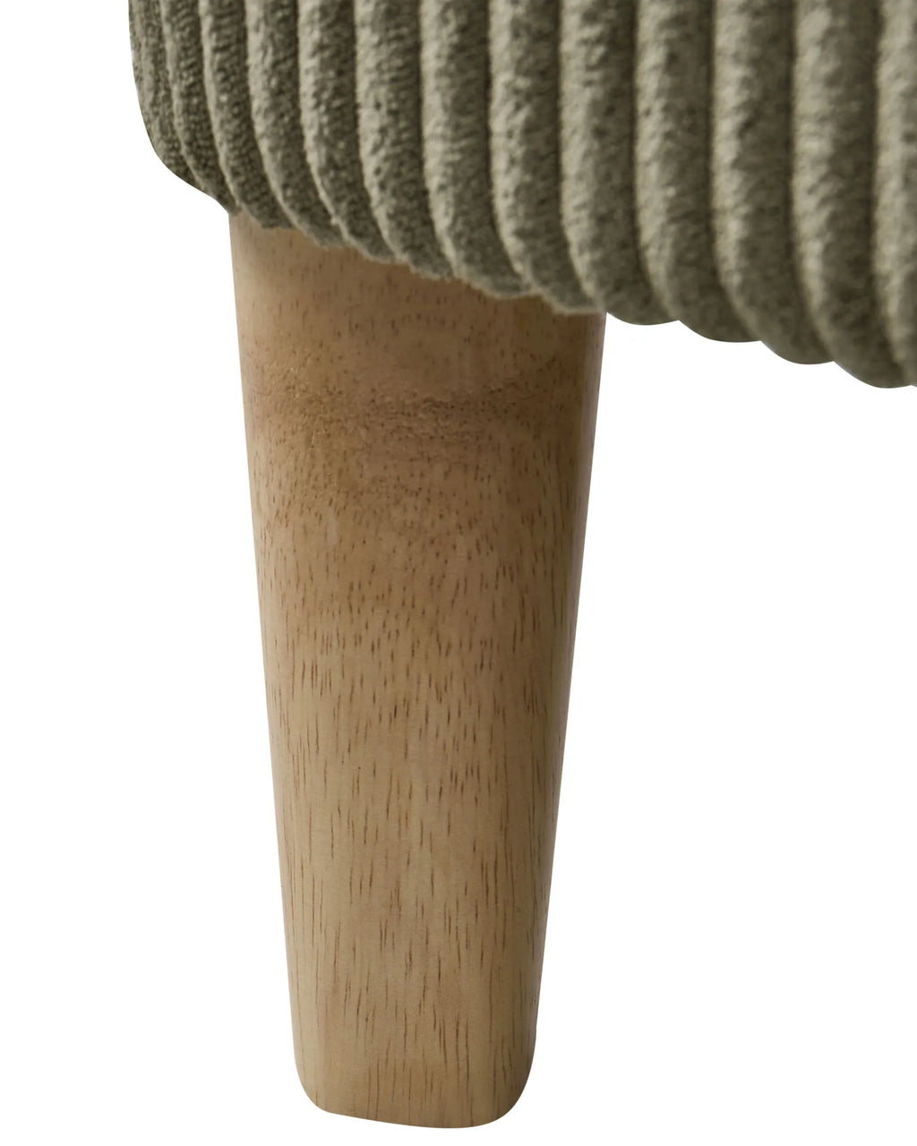 Wingback Chair ABSON Corduroy Green