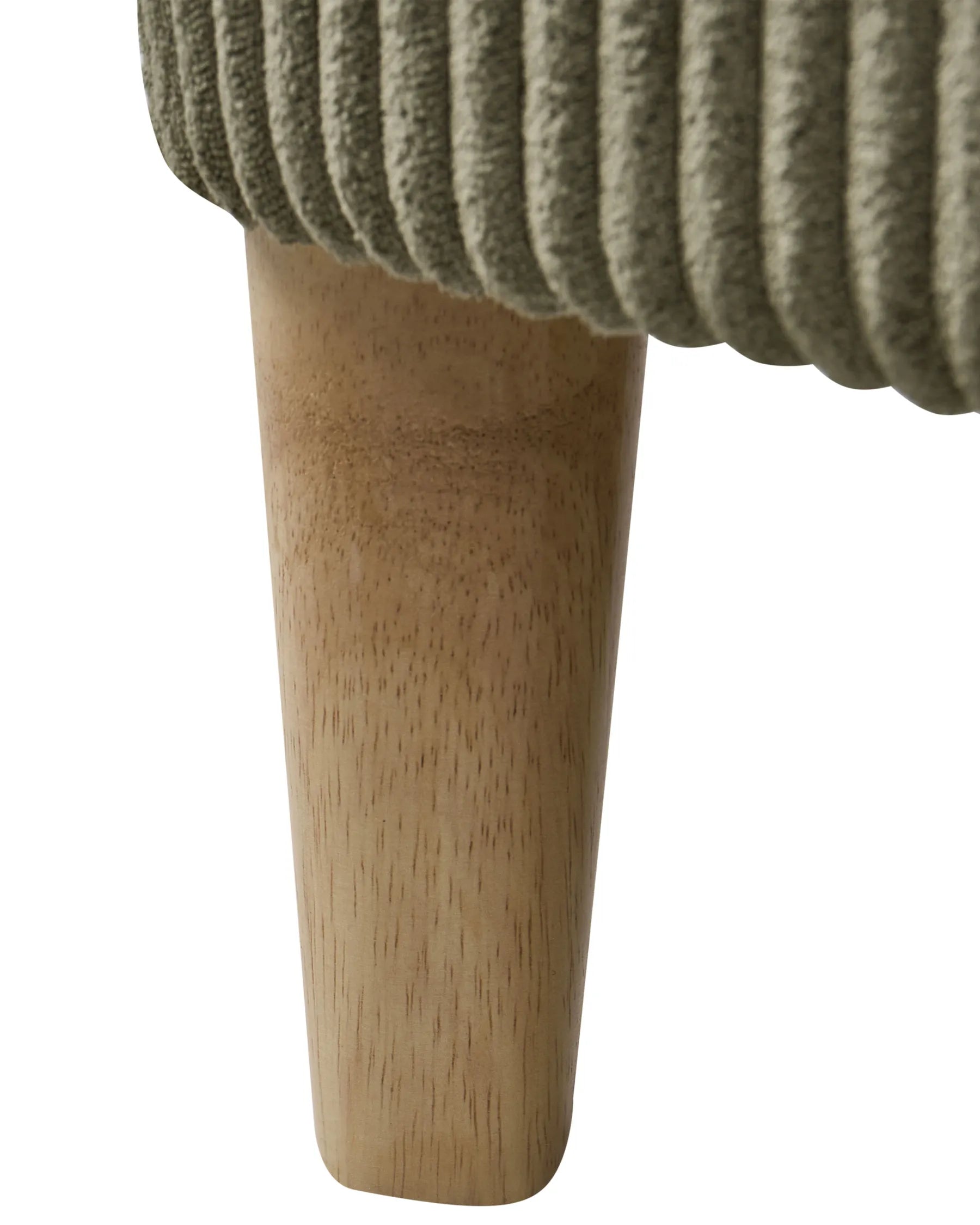 Wingback Chair ABSON Corduroy Green