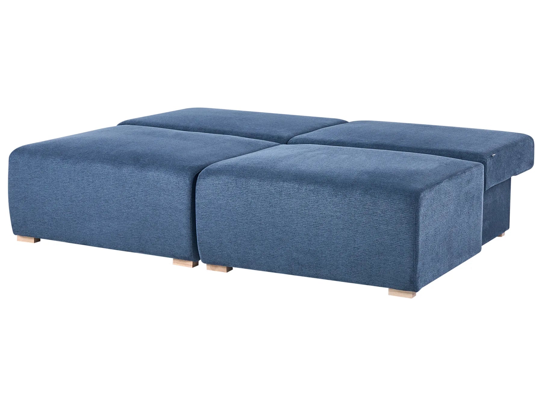 Modular Sofa 3 Seater NERBO Fabric Blue
