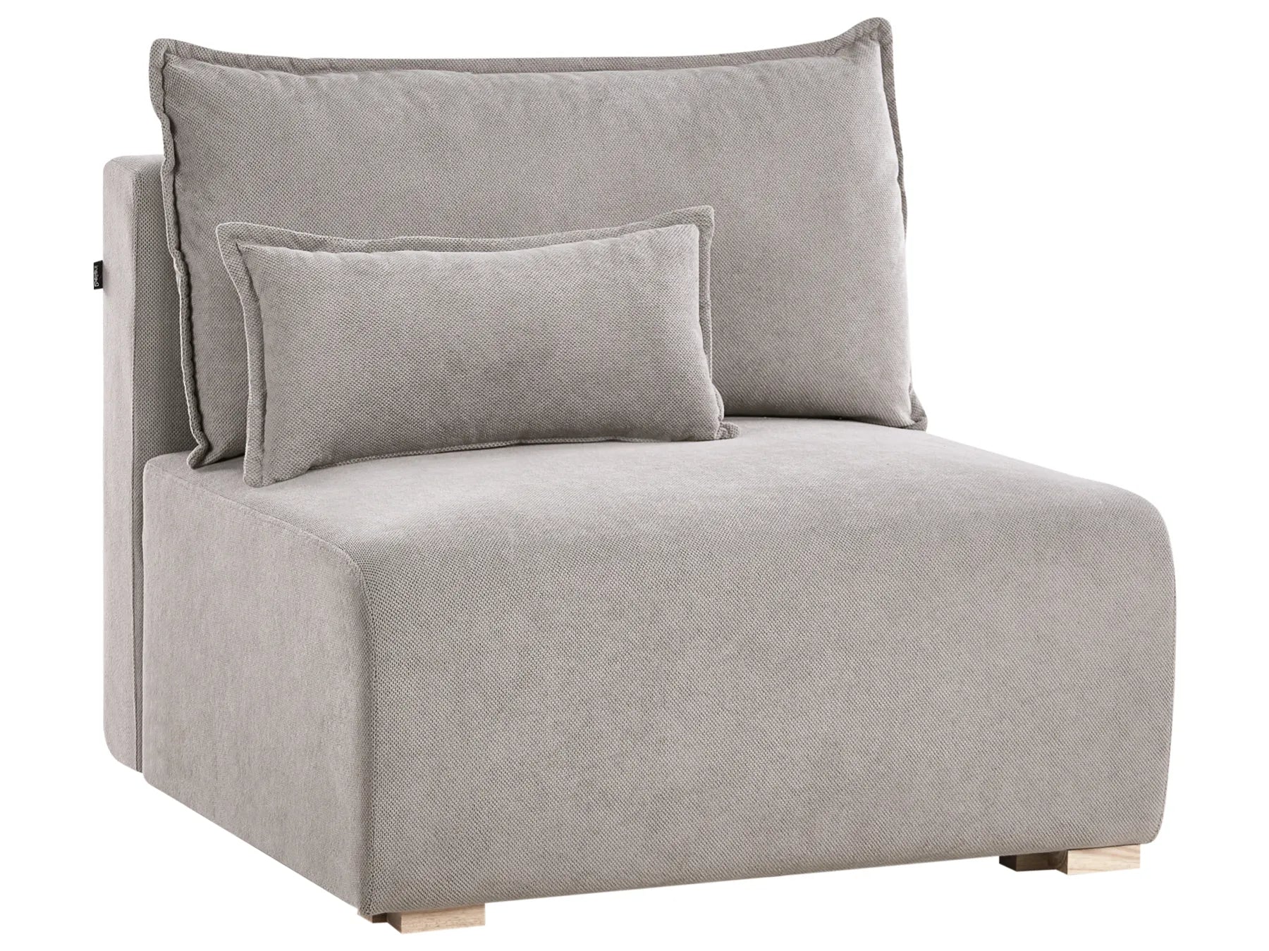 1-Seat Section NERBO Fabric Grey