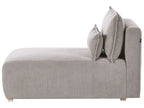 Chaise Longue NERBO Fabric Grey