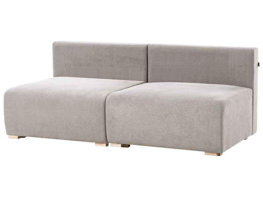Modular Sofa 3 Seater NERBO Fabric Grey