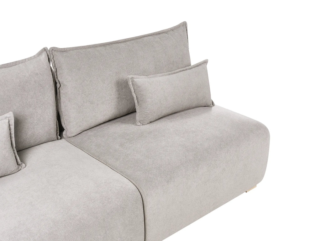 Modular Sofa 3 Seater NERBO Fabric Grey