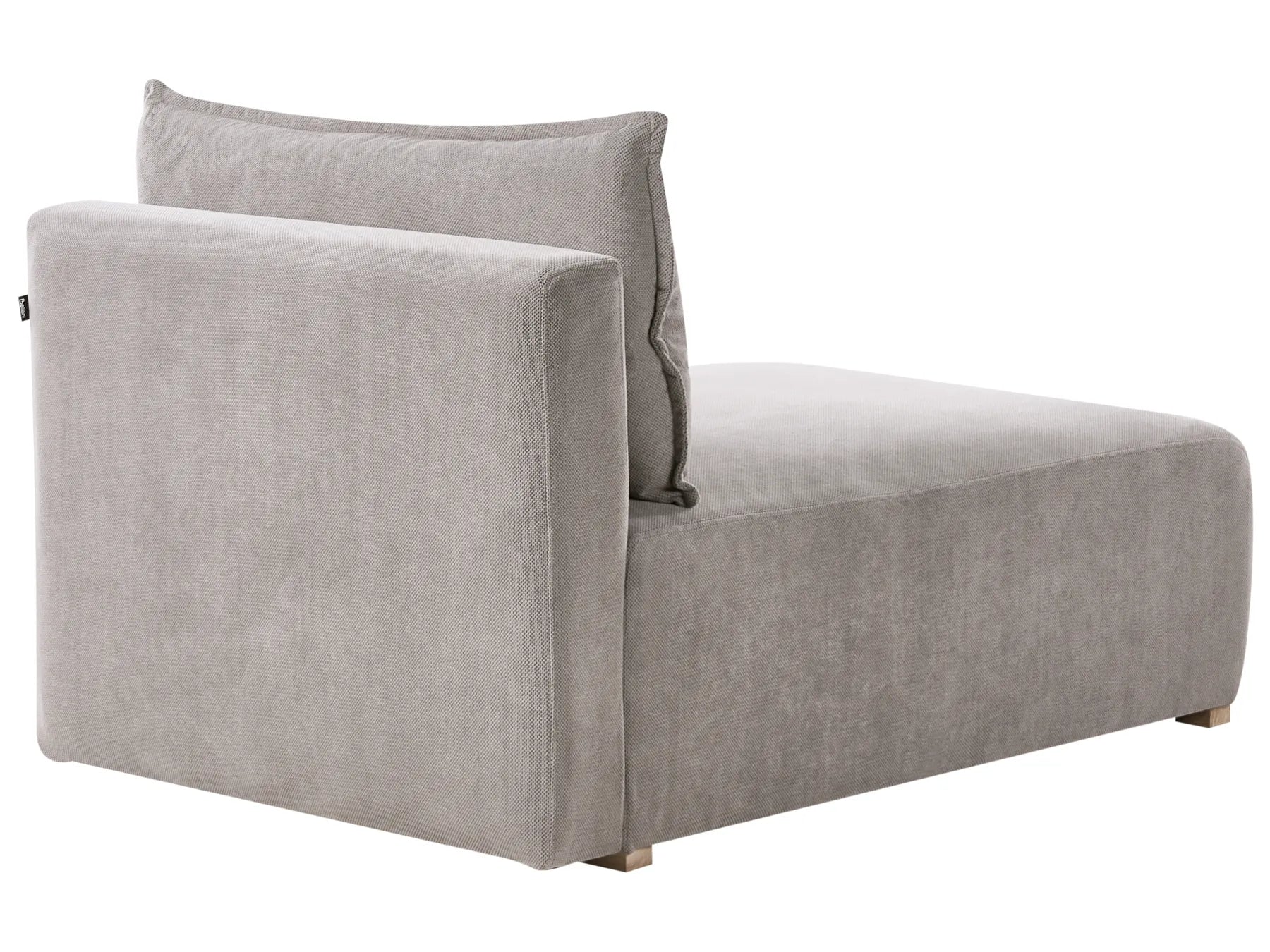 Modular Corner Sofa NERBO Fabric Grey Left Hand