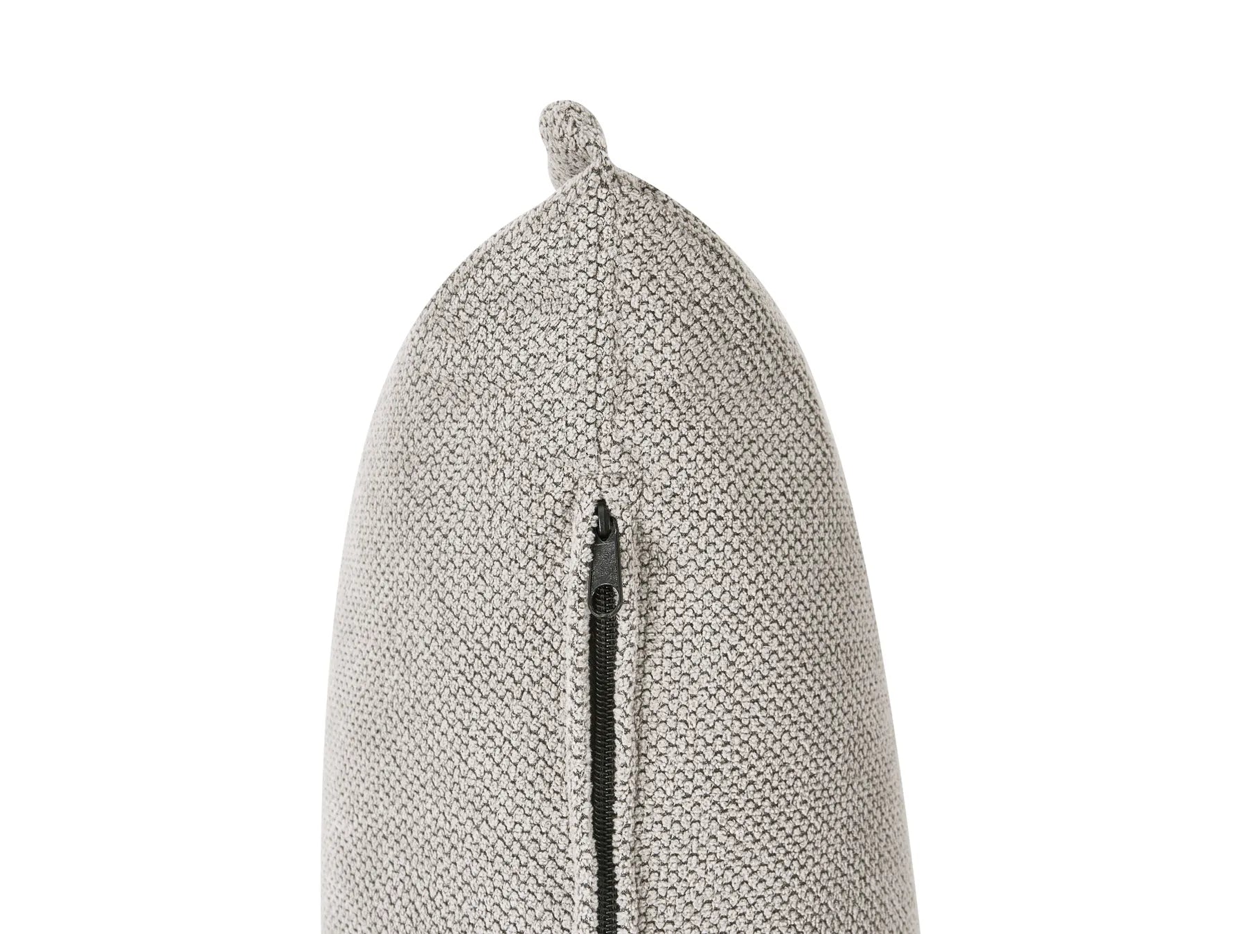 Modular Corner Sofa NERBO Fabric Grey Right Hand