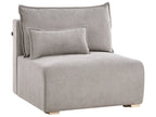 Modular U-Shape Sofa NERBO Fabric Grey