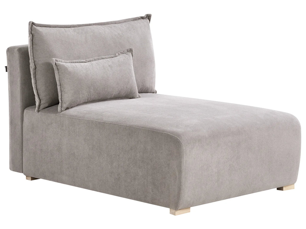 Modular U-Shape Sofa NERBO Fabric Grey