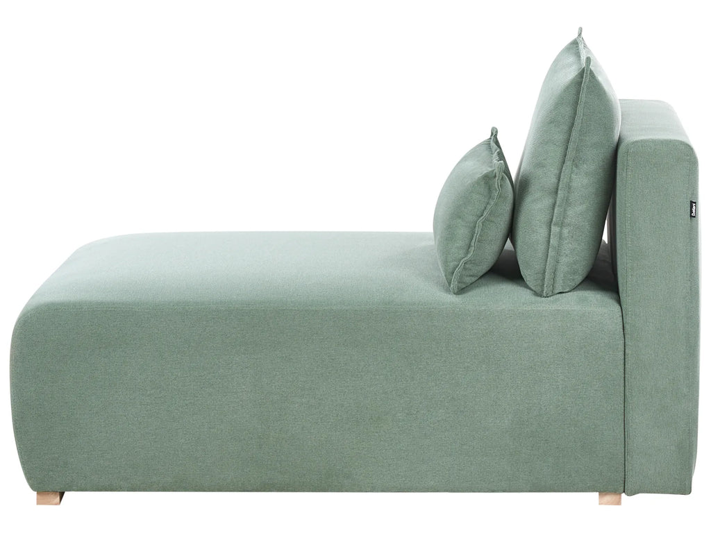 Chaise Longue NERBO Boucle Light Green
