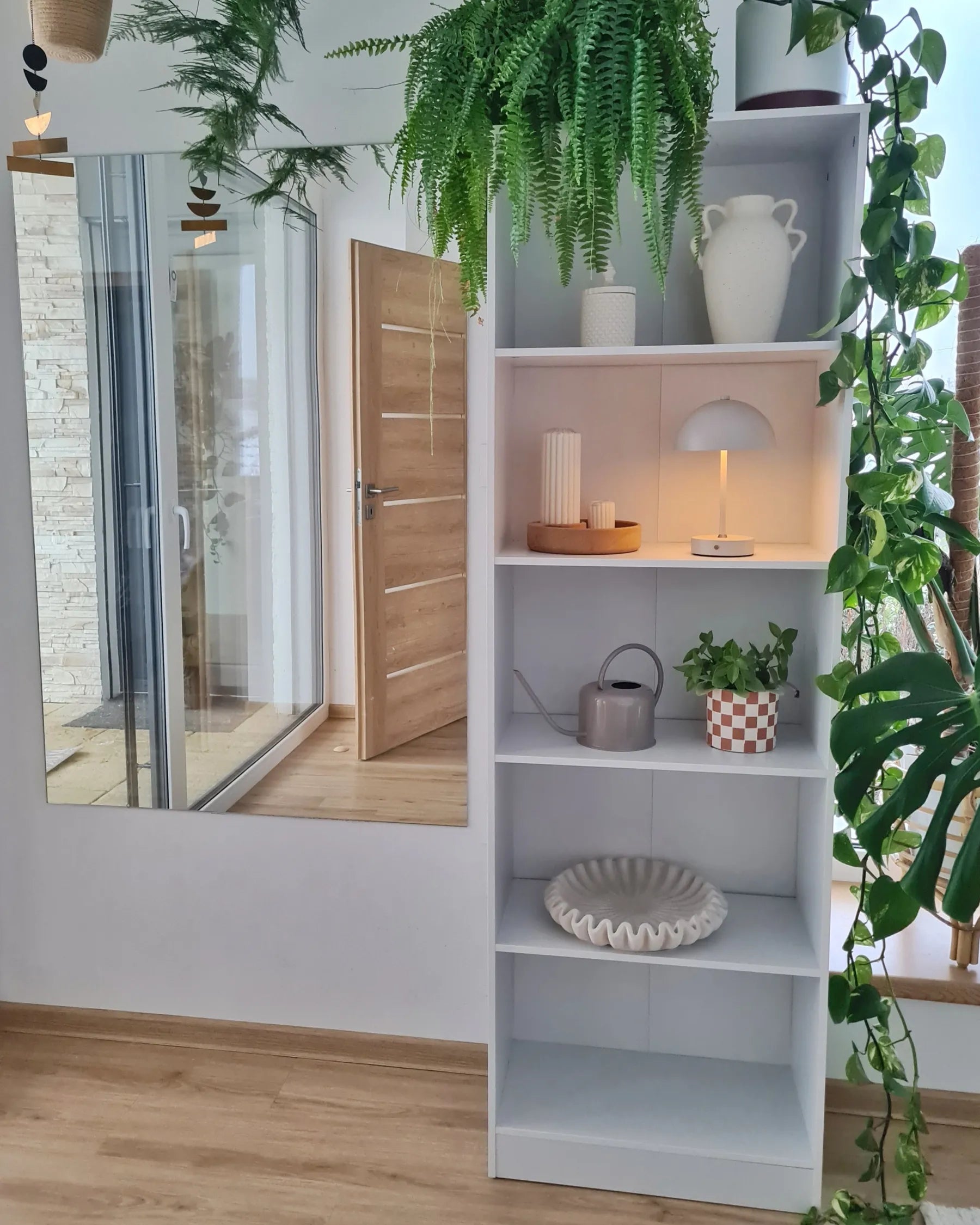 5 Tier Bookcase WINNIPEG 174 cm White