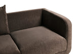 Sofa 2 Seater GIMO Chenille Dark Brown