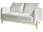 Sofa 2 Seater GIMO Boucle White