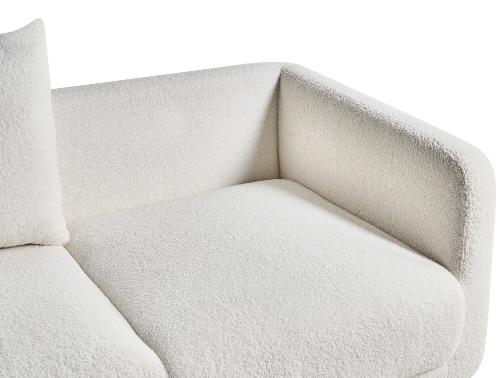 Sofa 2 Seater GIMO Boucle White