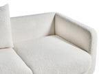 Sofa 2 Seater GIMO Boucle White