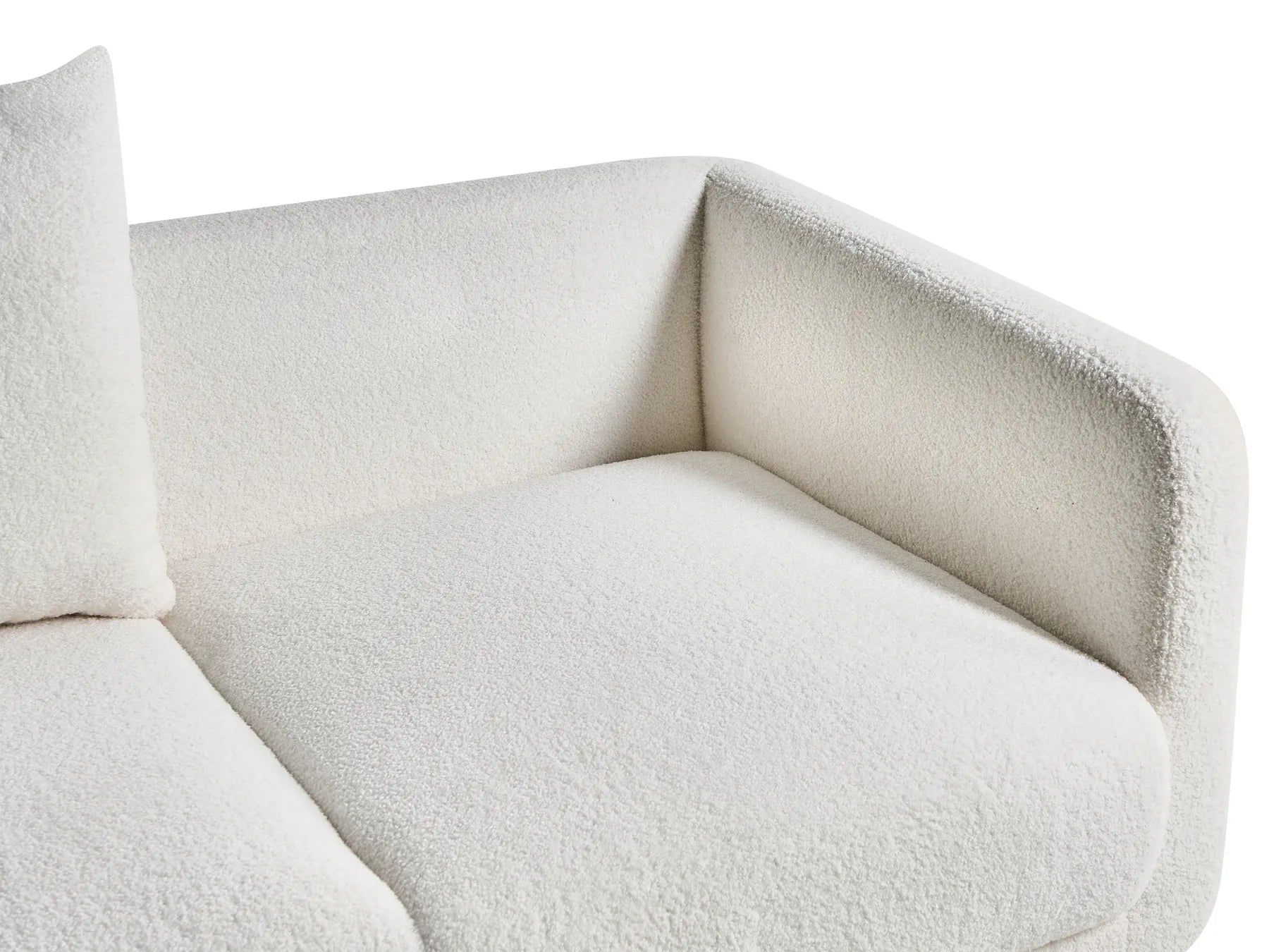 Sofa 2 Seater GIMO Boucle White