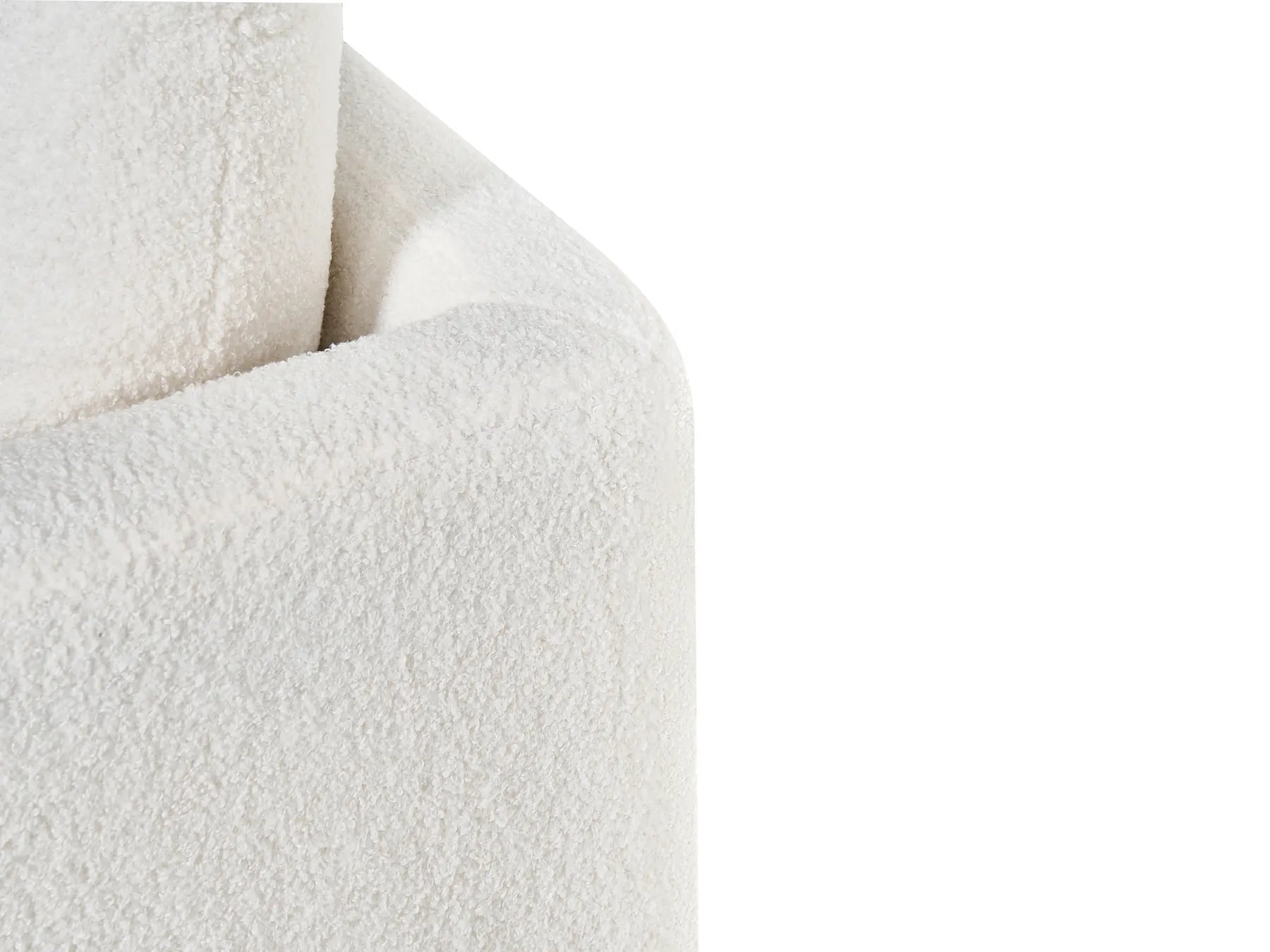 Sofa 2 Seater GIMO Boucle White