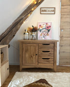 2 Door Sideboard AGORA Brown