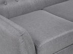 Corner Sofa 3 Seater MOTALA Fabric Light Grey Left Hand