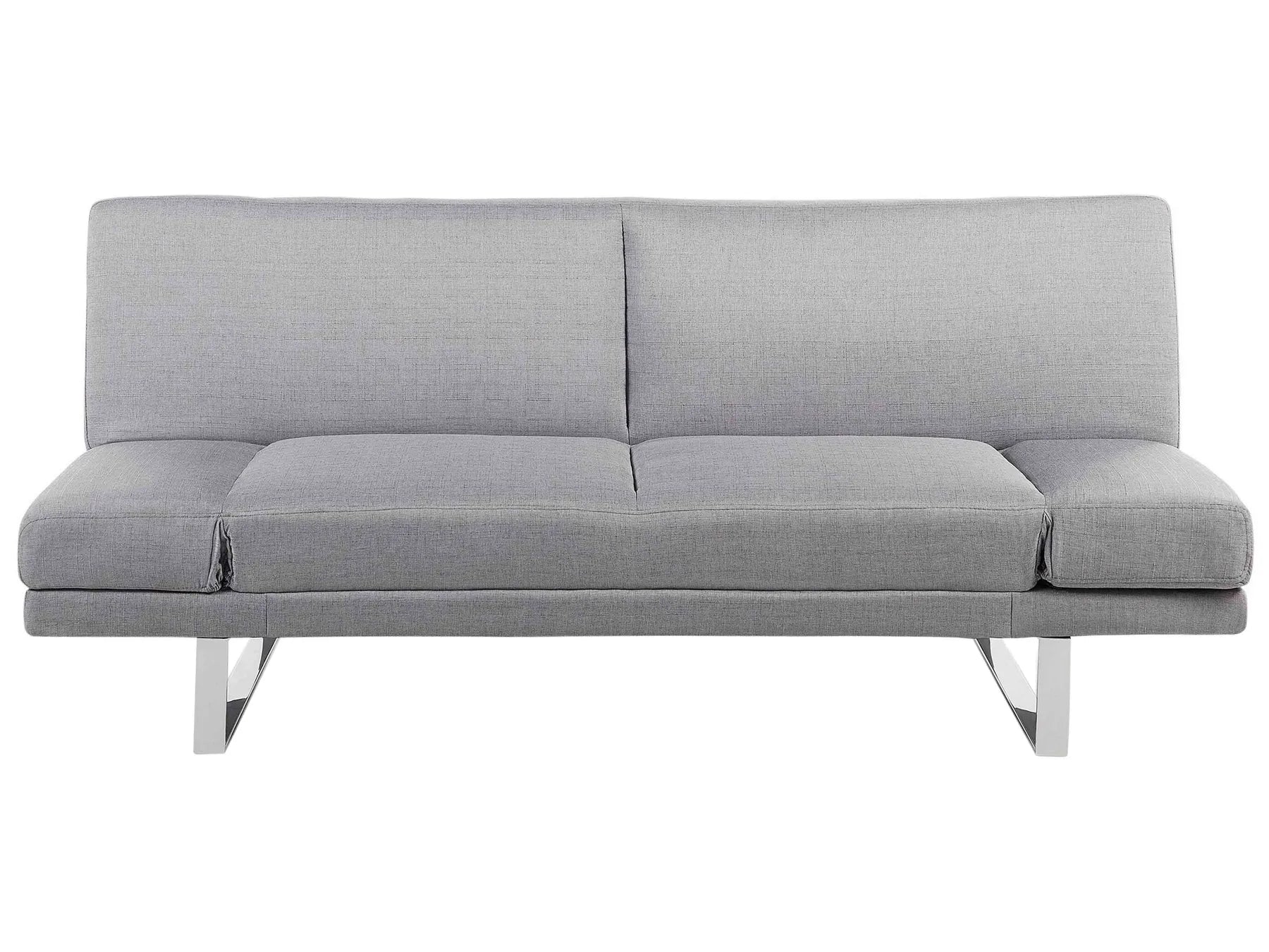 Sofa Bed 2 Seater YORK Fabric Light Grey